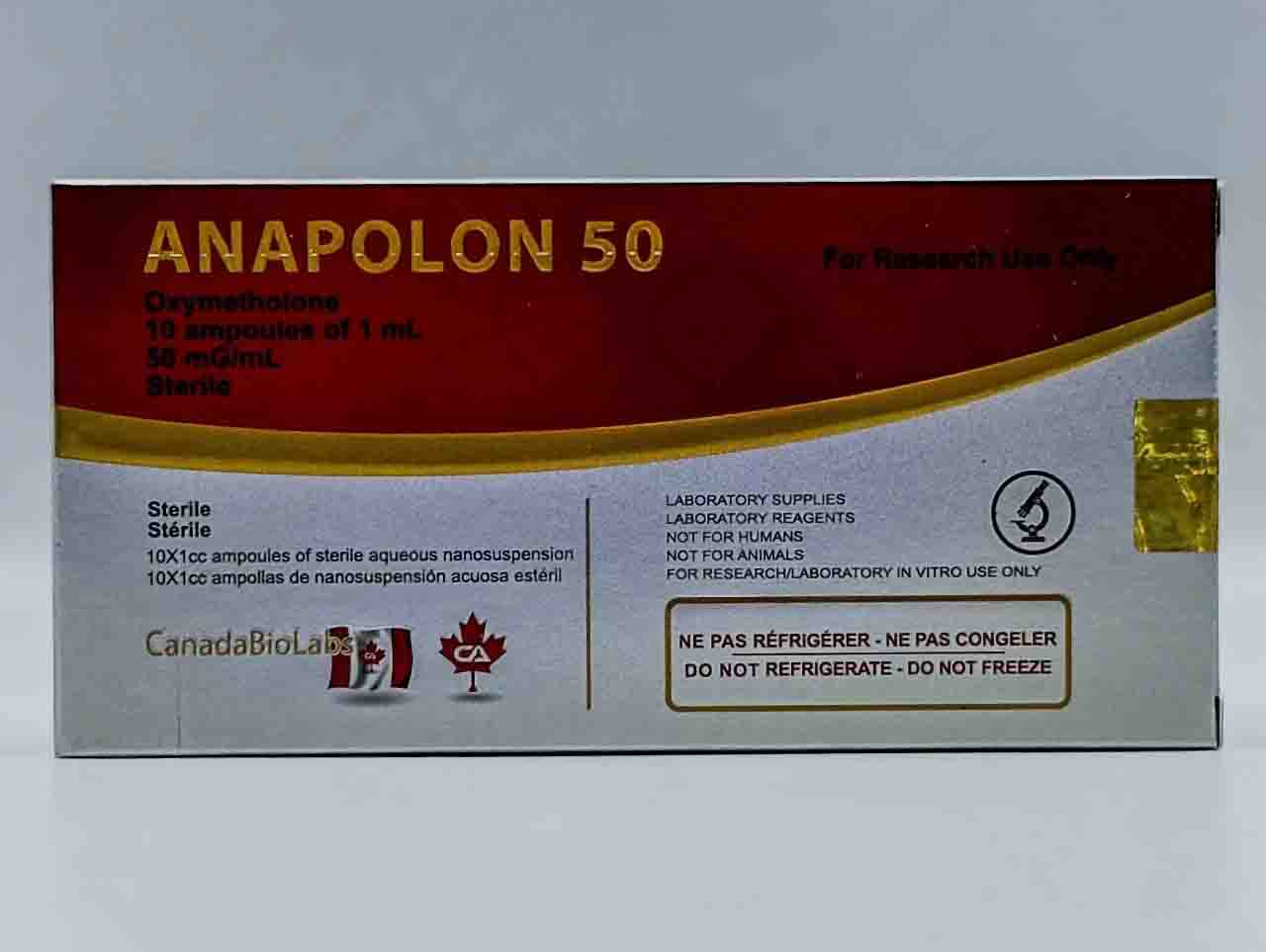 Anapolon CanadaBioLabs 50 mg/ml 10 ампул