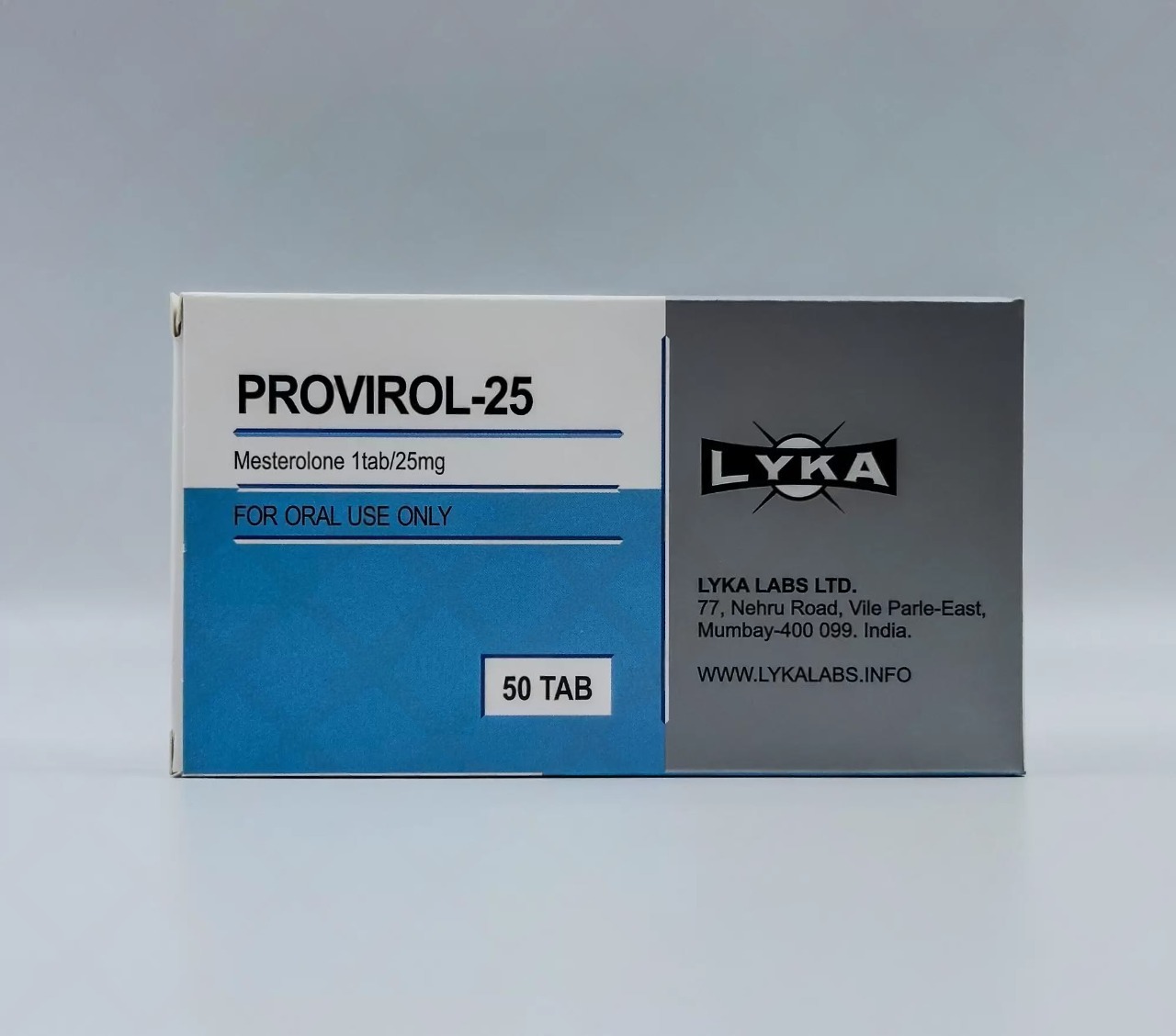Provirol Lyka.info 25 мг\таб 50таб